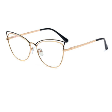 Anti-Blue Blocking Glasses New Trends Cat Eye Women's Glasses Frame Fashion Design Oversized Optical Fashion Decorative Glasses